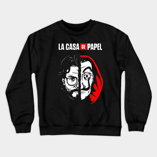 La Casa de Papel Money Heist Crewneck Sweatshirt by OtakuPapercraft